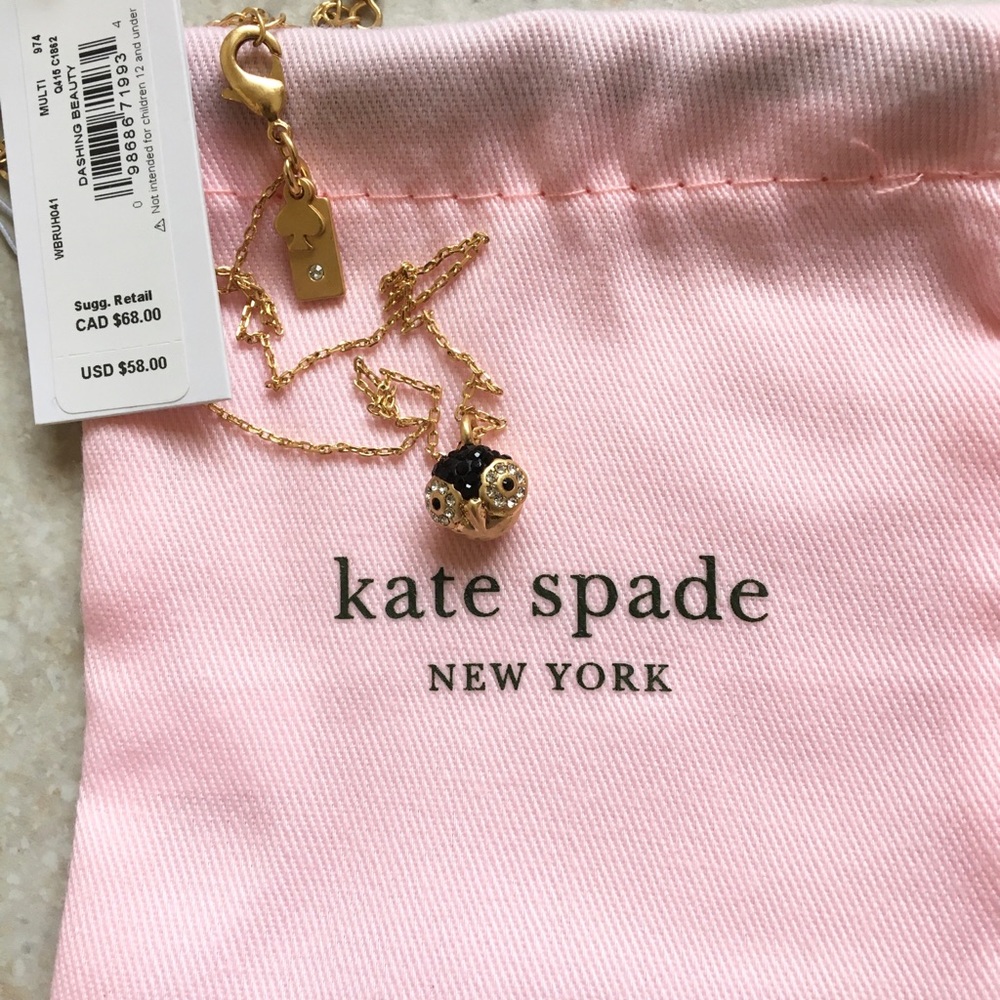 Adorable NWT Kate Spade Penguin necklace! - Picture 2 of 7
